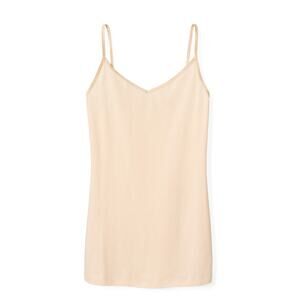 NWT Cabi V-Neck Cami SAND Size M #5067 Adjustable Straps Jersey Knit Fabric